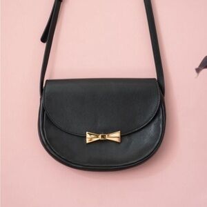 🇫🇷Des Petits Hauts black leather handbag